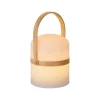 LED-pöytävalaisin Lucide Joe, Ø14.5x26.5cm, 3W, himmennettävä, valkoinen