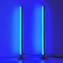 LED-pöytävalaisin Trio Boy, 2 kpl, musta, RGB
