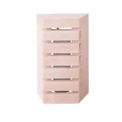 LED-saunavalaisin Airam Saunaled 180TRL, 8W/827, 312x182x66mm, himmennettävä, IP65, tervaleppä