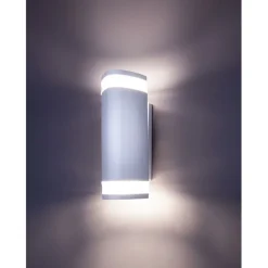 LED-seinävalaisin FTLIGHT Dana, GU10, 2x28W, IP44, valkoinen