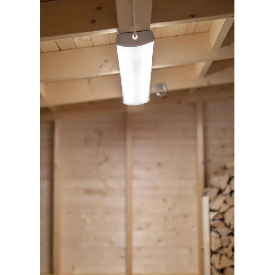 LED-teollisuusvalaisin Hide-a-lite Liteline Basic 1200 S, tunnistimella, 4000K, IP44, valkoinen