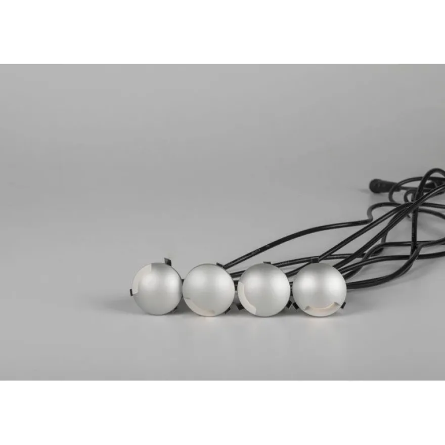 LED-terassivalaisinsarja Hide-a-lite Steplight Garden Kit alumiini 3000K