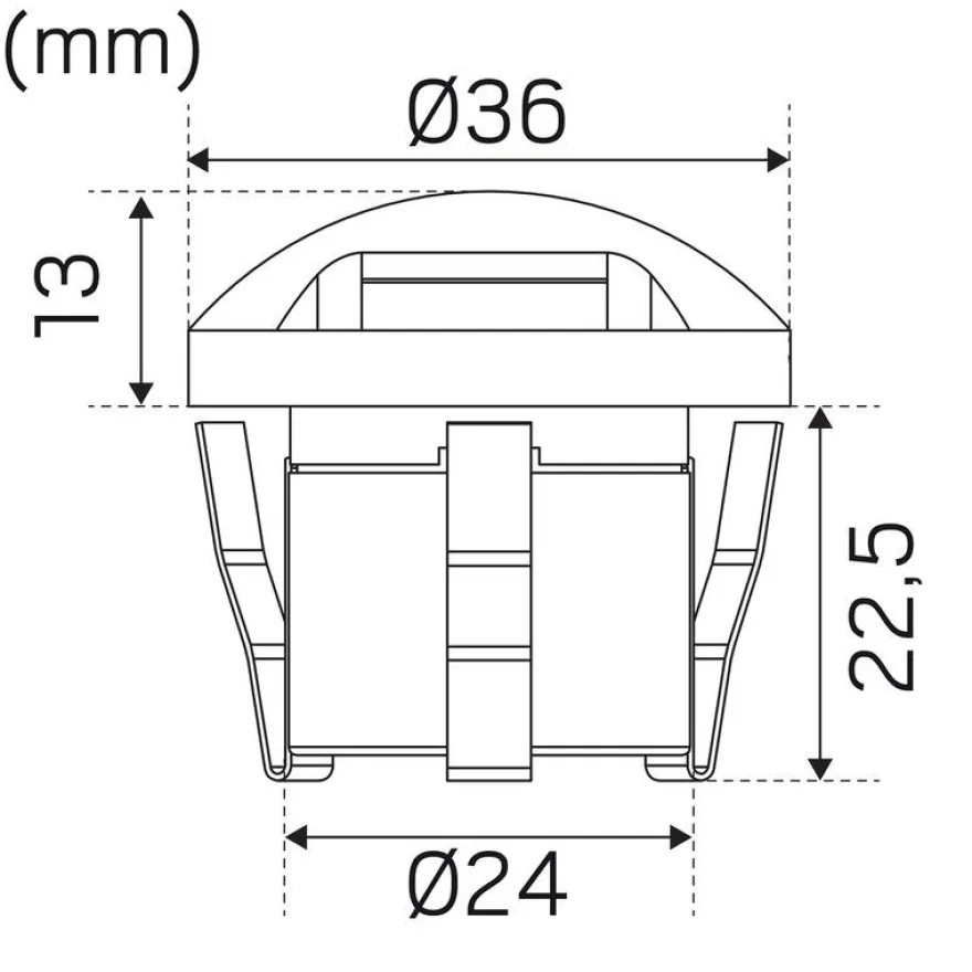 LED-terassivalaisinsarja Hide-a-lite Steplight Garden Kit alumiini 3000K