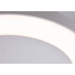 LED-ulkoseinävalaisin liike- ja hämärätunnistimella Paulmann Circula, IP44, 3000K, korroosionkestävä, valkoinen