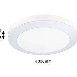 LED-ulkoseinävalaisin liike- ja hämärätunnistimella Paulmann Circula, IP44, 3000K, korroosionkestävä, valkoinen
