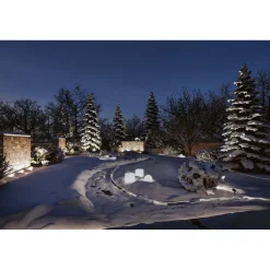 LED-ulkovalaisin Paulmann Plug & Shine Globe, Smart Home Zigbee 3.0, IP65, RGBW+, valkoinen