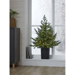 LED-valaistu joulukuusi Star Trading Greyland, 95cm, vihreä