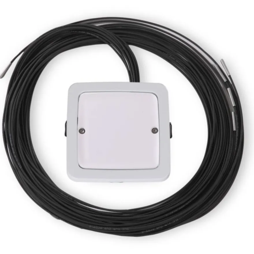 LED-valokuitu/yhdistelmävalaisin Ensto AVD5.23L/6.3, IP64, 2x3W, 6kpl kuituja