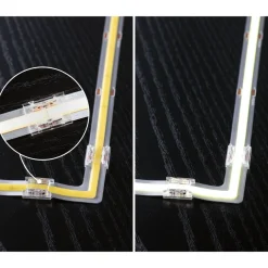LED-valonauha Paulmann MaxLED 1000 Full-Line COB, kulmaosa, 0.6W, 1800lm/m, 800LEDs/m, 2700K