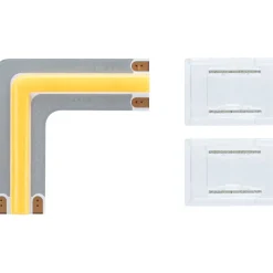 LED-valonauha Paulmann MaxLED 1000 Full-Line COB, kulmaosa, 0.6W, 1800lm/m, 800LEDs/m, 2700K
