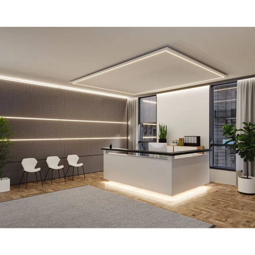 LED-valonauha Paulmann MaxLED 1000 Full-Line COB, kulmaosa, 0.6W, 1800lm/m, 800LEDs/m, 2700K
