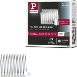 LED-valonauha Paulmann MaxLED 1000 Full-Line COB, 2.5m, 30W, 640lm/m, 528LEDs/m, 6500K