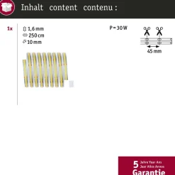 LED-valonauha Paulmann MaxLED 1000 Full-Line COB, 2.5m, 30W, 640lm/m, 528LEDs/m, 6500K
