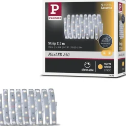 LED-valonauha Paulmann MaxLED 250, IP44, 240lm/m, 2700K, eri kokoja