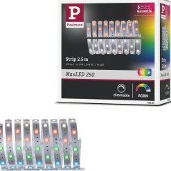 LED-valonauha Paulmann MaxLED 250, 270lm/m, RGBW+, eri kokoja