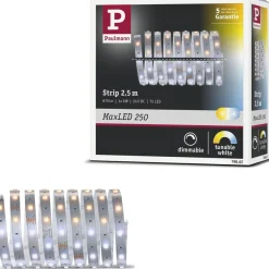 LED-valonauha Paulmann MaxLED 250, 270lm/m, säädettävä värilämpötila, eri kokoja