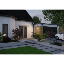 LED-valonheitin aurinkokennolla Paulmann Solar Smart Home Zigbee 3.0 Flotas, IP65, 3000K, 700lm, antrasiitti