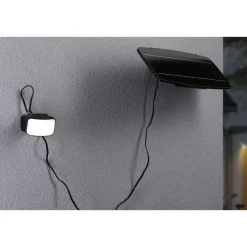 LED-valonheitin aurinkokennolla Paulmann Solar Smart Home Zigbee 3.0 Flotas, IP65, 3000K, 700lm, antrasiitti
