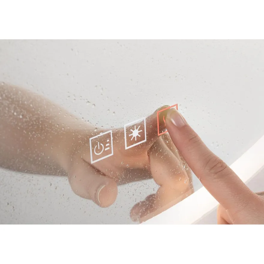 LED-valopeili lämmityksellä Paulmann Mirra, IP44, 1580lm, 21W, säädettävä värilämpötila, himmennettävä, valkoinen