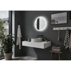 LED-valopeili lämmityksellä Paulmann Mirra, IP44, 1580lm, 21W, säädettävä värilämpötila, himmennettävä, valkoinen