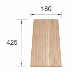 Leikkuulauta Lapetek Luna-X, 425x180mm, bambu