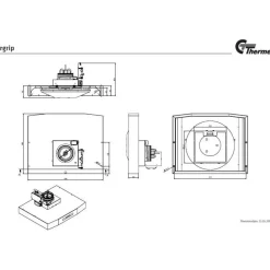 Liesikupu Thermex Airgrip 598/80mm, musta
