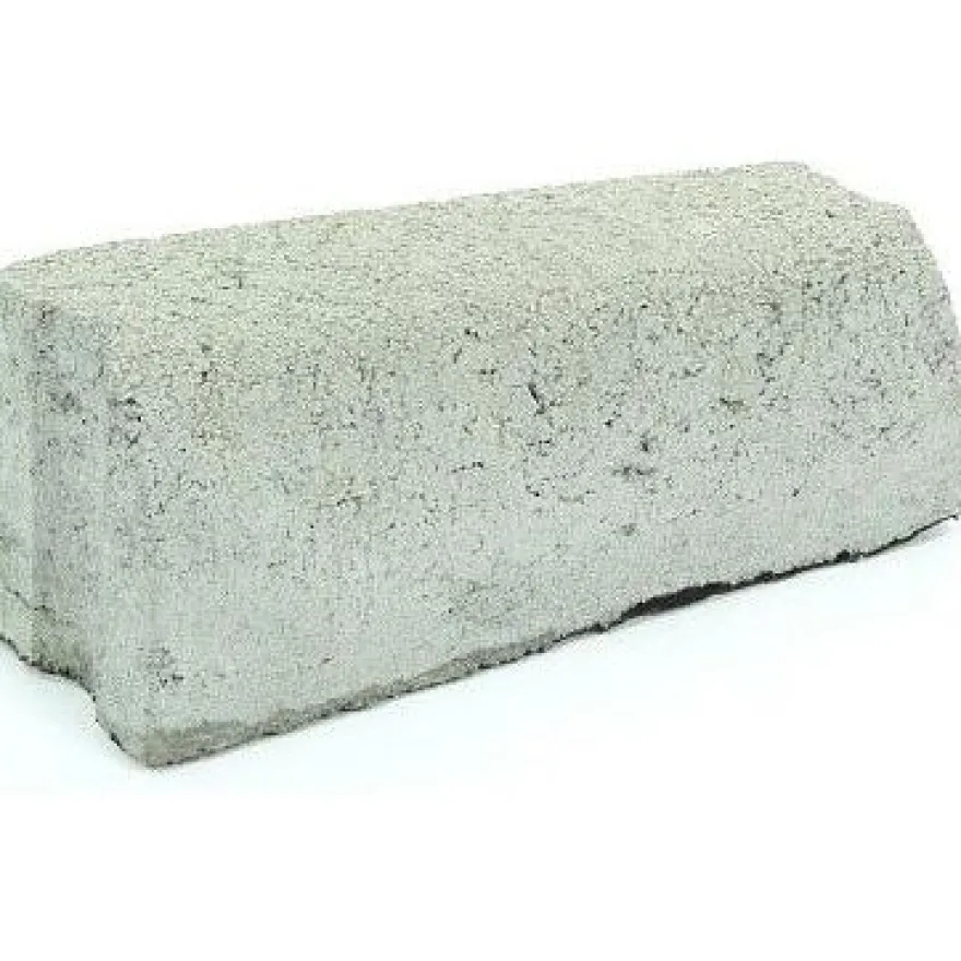 Liimattava madalluskivi Rudus, 16>12cm, oikea, 390x130mm, sileä, harmaa