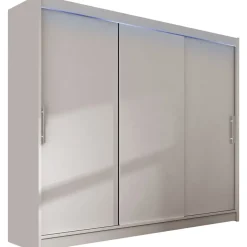 Liukuovivaatekaappi Nomla ASTON / DASTO II, LED-valaistuksella, 250x215cm