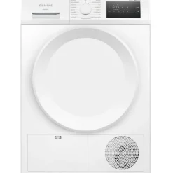 Lämpöpumppukuivausrumpu Siemens WT43HV0EDN, 59.8cm, 8kg, valkoinen