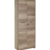 Lukollinen kaappi Linento Furniture NKT-555-TT-1, leveys 72cm, korkeus 187cm, ruskea
