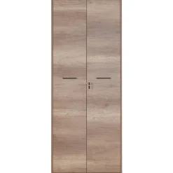 Lukollinen kaappi Linento Furniture NKT-555-TT-1, leveys 72cm, korkeus 187cm, ruskea