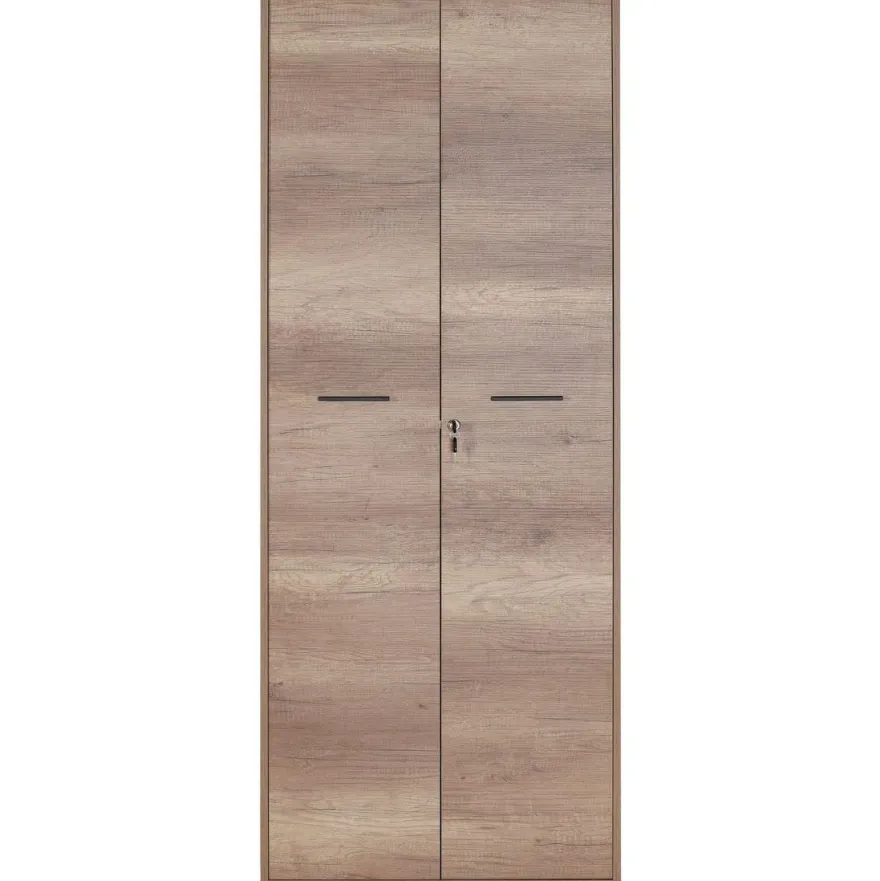 Lukollinen kaappi Linento Furniture NKT-555-TT-1, leveys 72cm, korkeus 187cm, ruskea