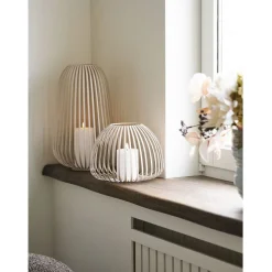 Lyhty House Nordic Stoense, ø25x19cm, metalli, beige