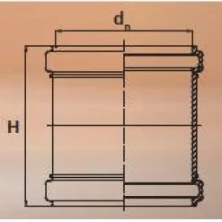 Maaviemärin pistoyhde PVC 200 mm
