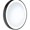 Meikkipeili LED-valolla Smedbo Outline, akkukäyttöinen, mattamusta