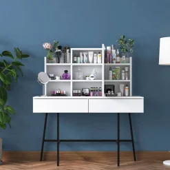 Meikkipöytä Linento Furniture BJ126 - 3248 valkoinen
