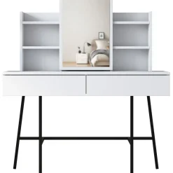 Meikkipöytä Linento Furniture BJ126 - 3248 valkoinen