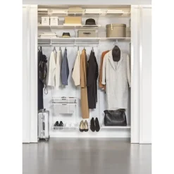 Mesh kenkähylly Elfa 40, ulosvedettävä, 605x430x96mm, valkoinen