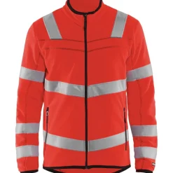 Microfleecepusero Blåkläder 4941 Highvis, huomiopunainen