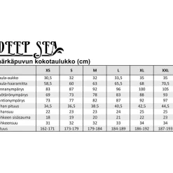 Miesten märkäpuku Deep Sea, puolipitkä, eri kokoja