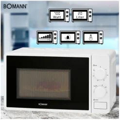 Mikroaaltouuni Bomann MW6014CW valkoinen