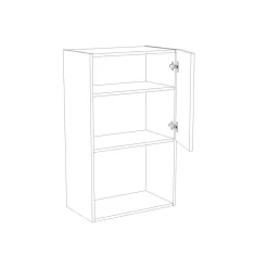 Mikrokaapin runko Ideal Keittiöt, 988mm, valkoinen