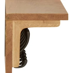 Naulakko, 60x16x16cm, täysi tammi