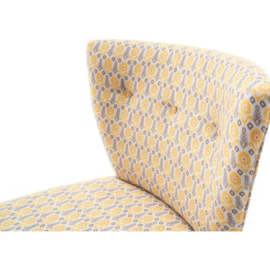 Nojatuoli Linento Furniture Viola Berjer Papatya, monivärinen