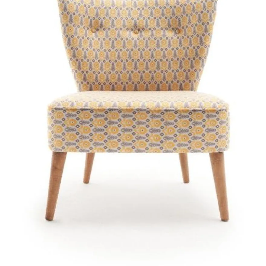 Nojatuoli Linento Furniture Viola Berjer Papatya, monivärinen