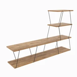 Olohuoneen huonekalusetti Linento Furniture Basak, ruskea
