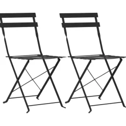 3-osainen bistrosarja teräs musta
