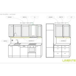 2-osainen säädin- ja himmenninsetti Limente Smart 557 Greenline, 24V, IP20, valkoinen