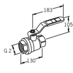 Palloventtiili Oras MS DN50 400050