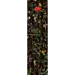 Paneelitapetti Mindthegap Aquafleur Anthracite, 1.56x3m